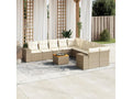 Beige Woven Resin Wicker Outdoor Furniture Set - dlz1766582034108