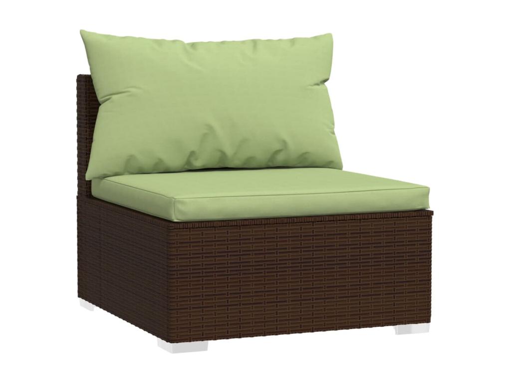 Brown Woven Resin Wicker Outdoor Furniture Set
