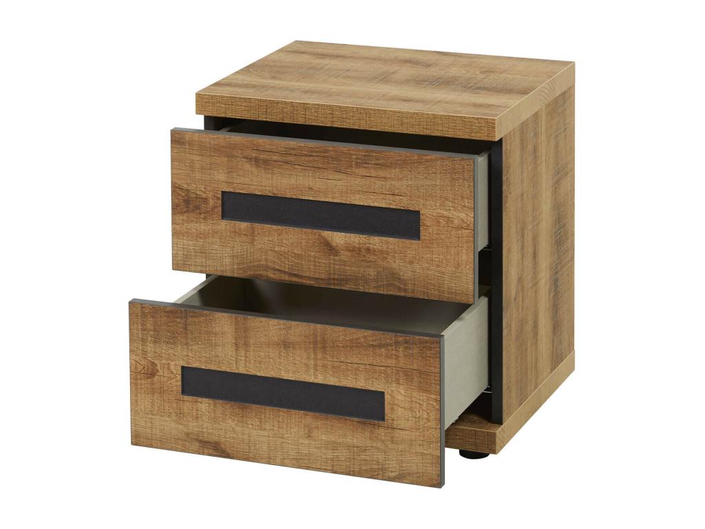 Brown Bed, 140 x 200 cm