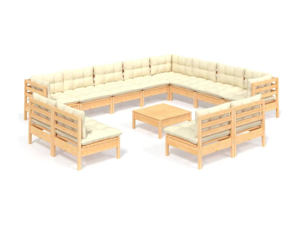 Pine Wood Outdoor Furniture Set