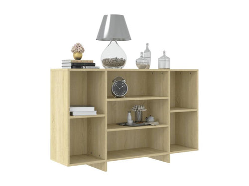 Beige Engineered Wood Sideboard, 120 x 30 x 75 cm