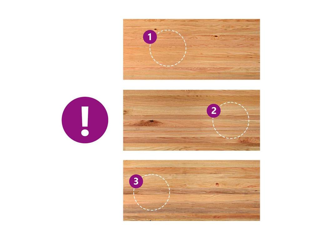 Brown Oak Wood Dining Table