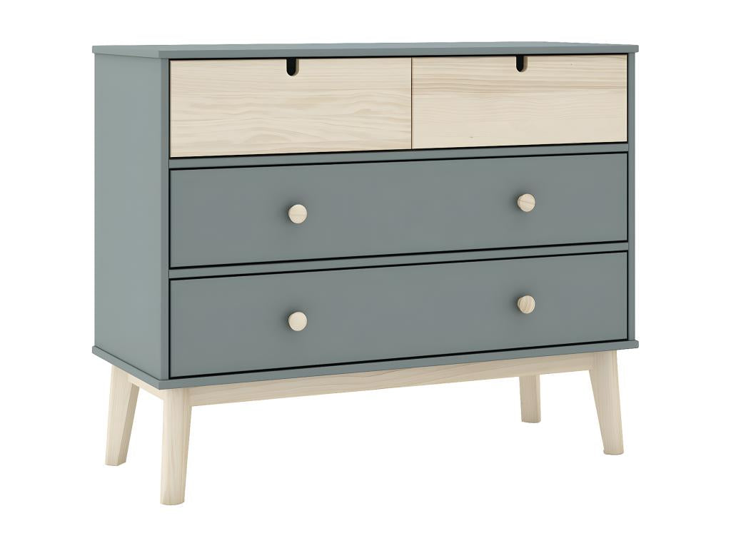 Green Pine Wood Dresser