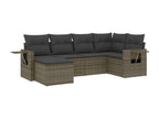 Gray Woven Resin Wicker Outdoor Furniture Set - dlz1766581980840