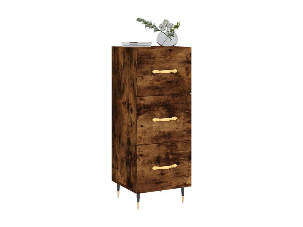 Brown Engineered Wood Sideboard, 34.5 x 34 x 90 cm