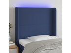 Blue Fabric Bed, 103 x 16 x 118 cm