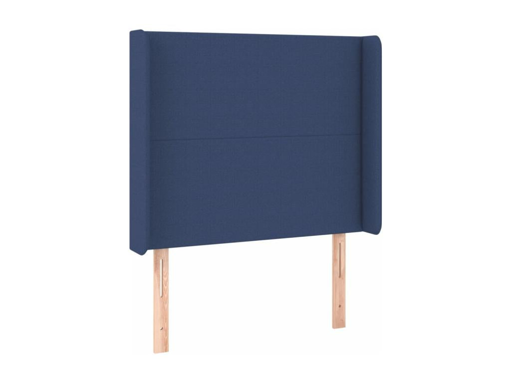 Blue Fabric Bed, 103 x 16 x 118 cm
