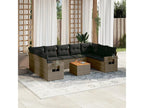 Gray Woven Resin Wicker Outdoor Furniture Set - dlz1766581970695