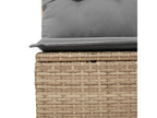 Beige Woven Resin Wicker Outdoor Furniture Set - dlz1766581982612