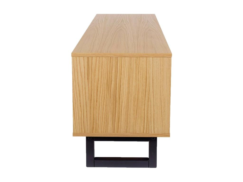 Beige Oak Wood TV Stand