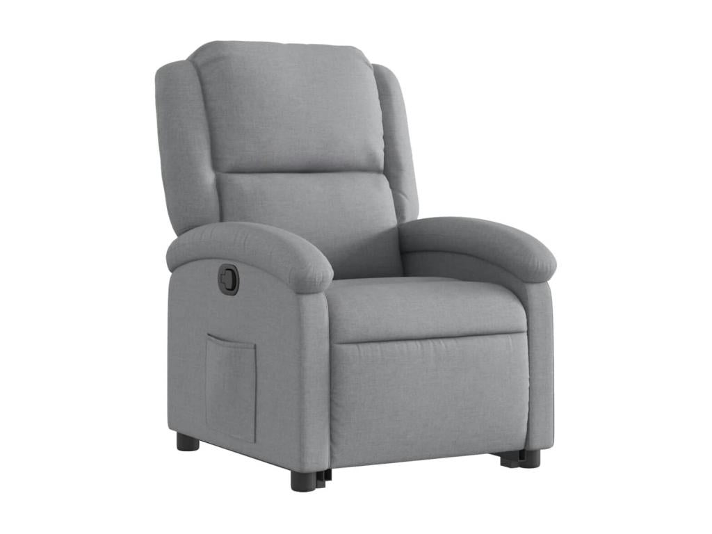 Gray Fabric Accent Chair - dlz1766582417405