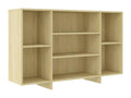 Beige Engineered Wood Sideboard, 120 x 30 x 75 cm