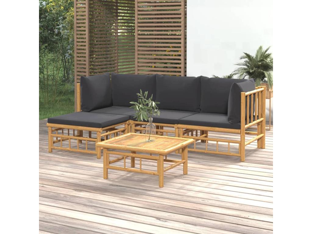 Brown Outdoor Furniture Set - dlz1766582072279
