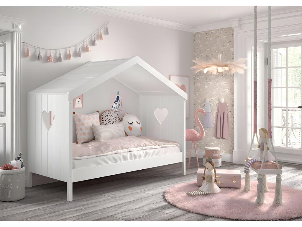 White Bed, 99 x 213 x 172 cm