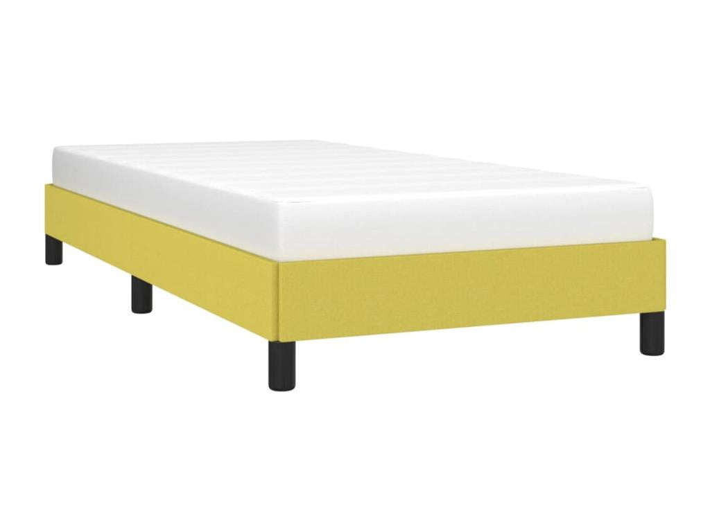 Green Fabric Bed Frame, 100 x 200 cm