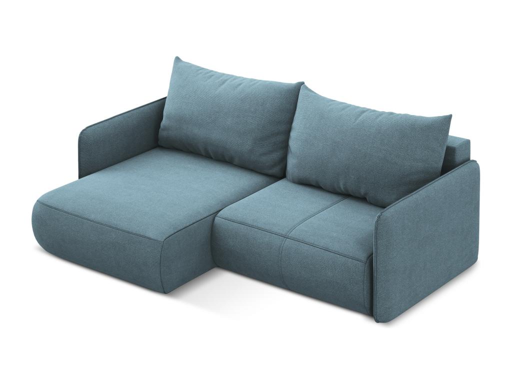 Blue Fabric Sofa Bed