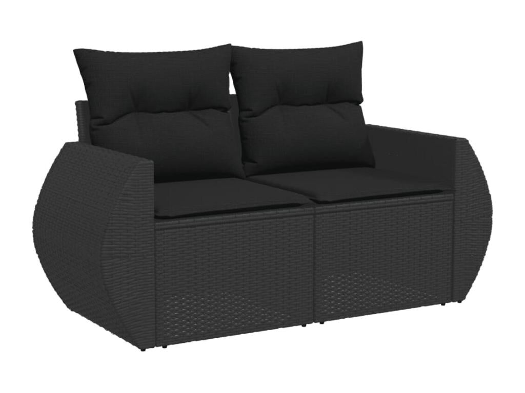 Black Woven Resin Wicker Outdoor Furniture Set - dlz1766581866609