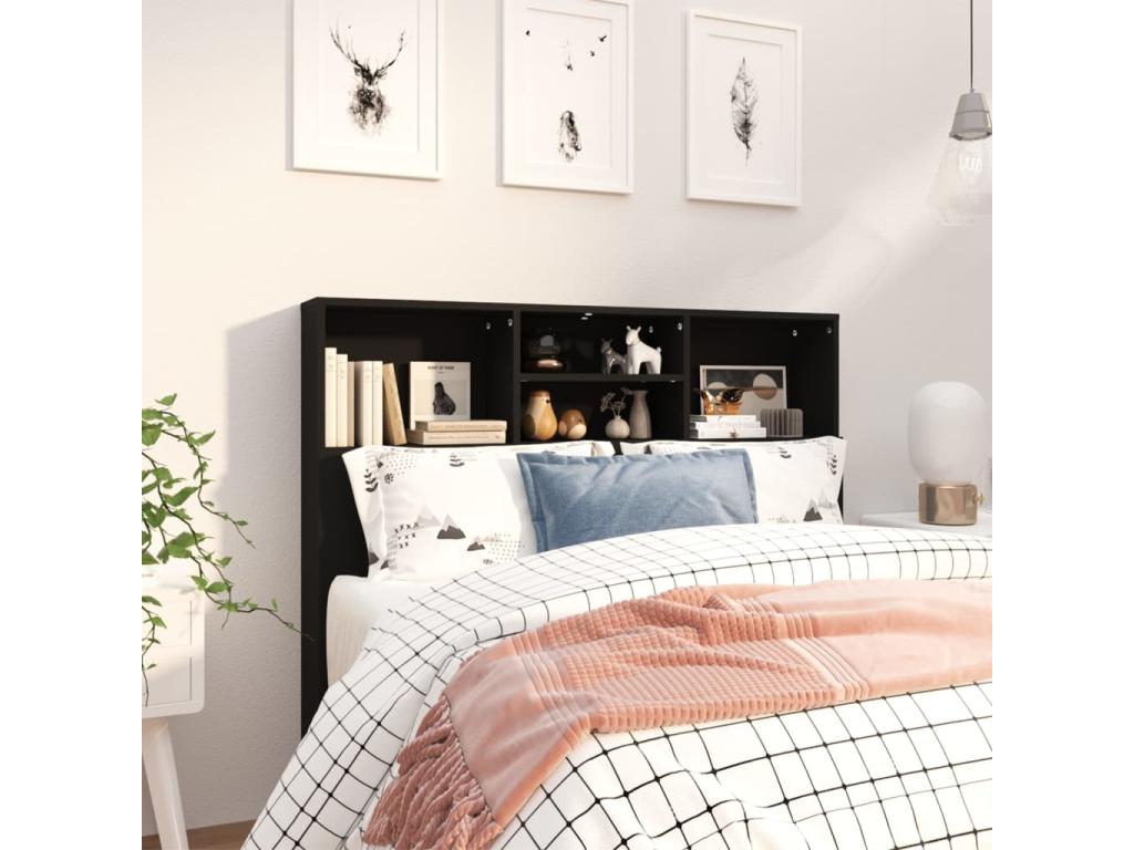 Black Bed, 120 x 19 x 103.5 cm