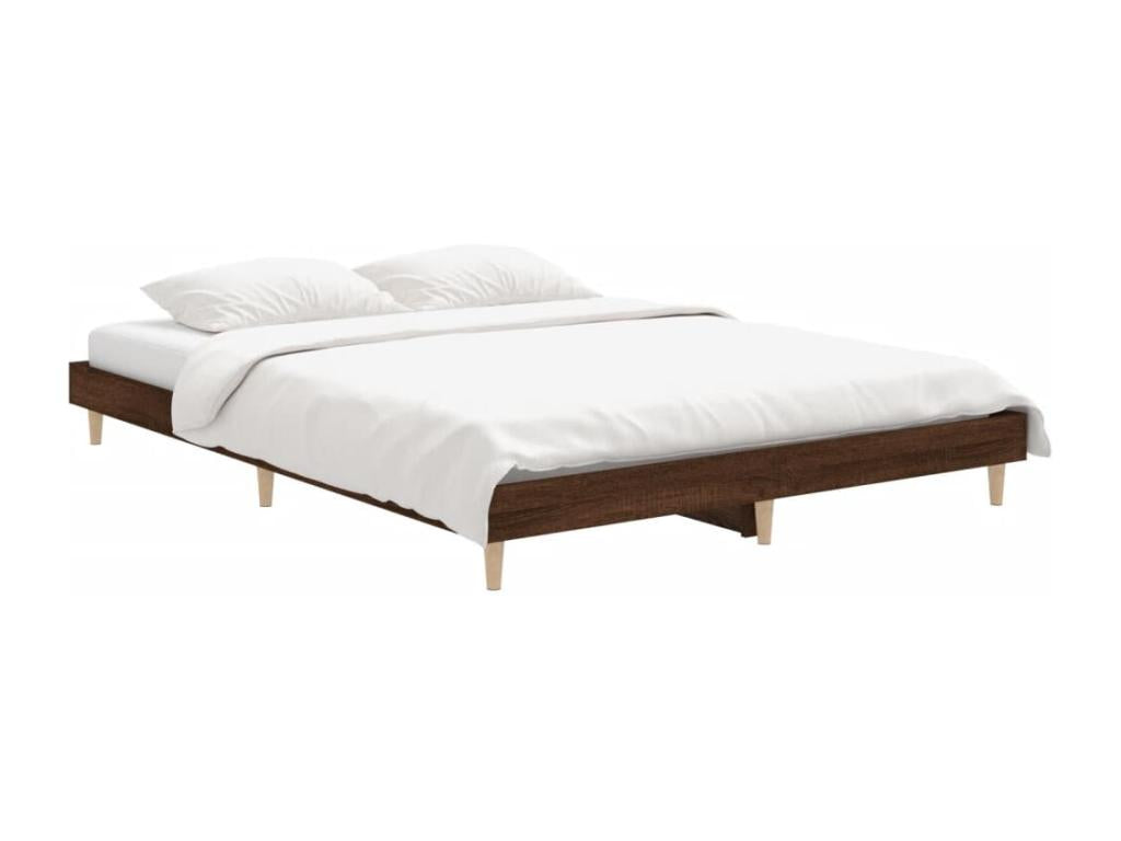 Brown Oak Wood Mattress, 140 x 190 cm