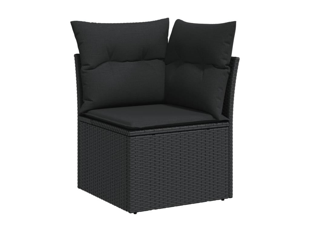 Black Woven Resin Wicker Outdoor Furniture Set - dlz1766581927911