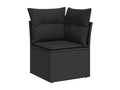 Black Woven Resin Wicker Outdoor Furniture Set - dlz1766581927911