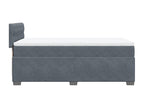 Gray Velvet Mattress, 80 x 200 cm