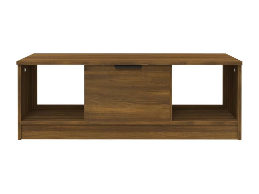Brown Engineered Wood Coffee Table, 102 x 50 x 36 cm