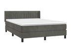 Gray Velvet Mattress, 140 x 190 cm