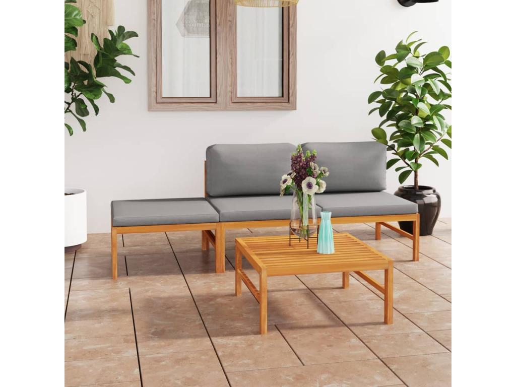 Gray Outdoor Furniture Set