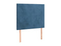 Blue Velvet Bed Frame, 90 x 200 cm