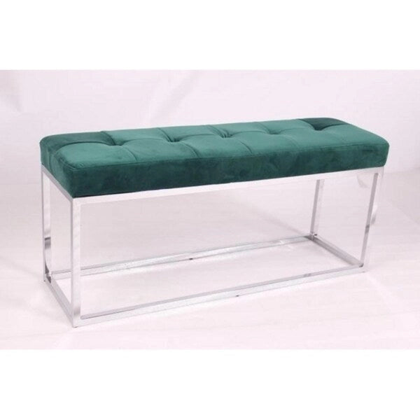 Upholstered Metal Bench
