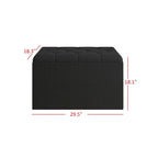 Arya Upholestered Flip Top Storage Bench