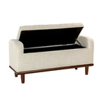 Bastian Upholstered Bench with Solid Wood Legs