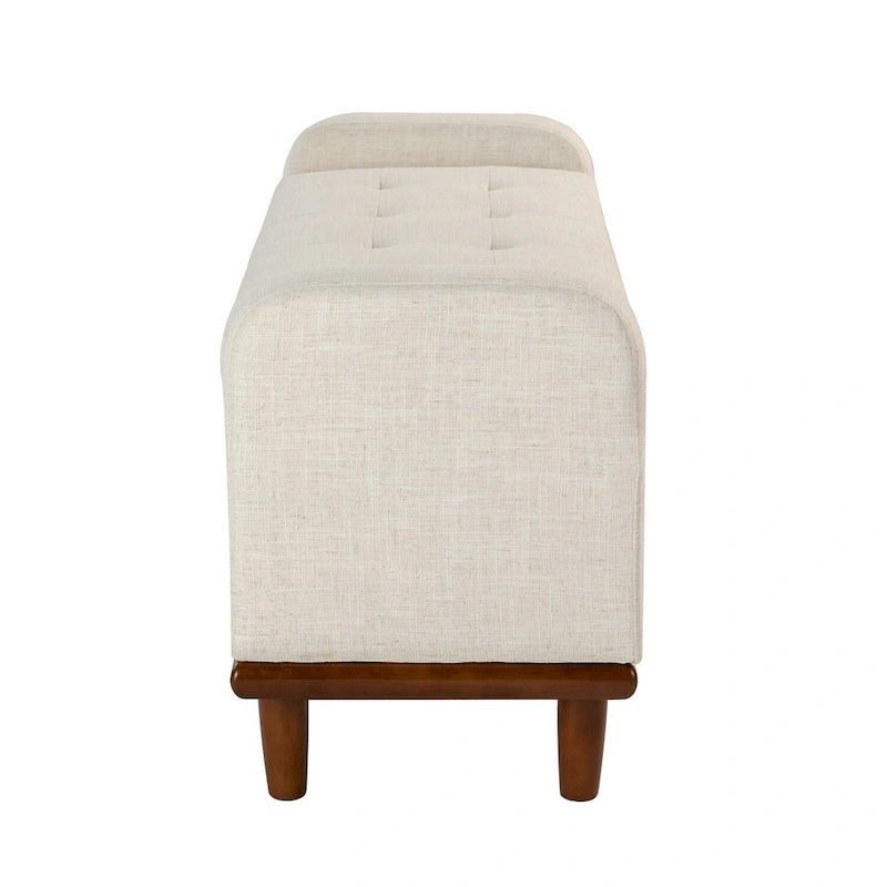 Bastian Upholstered Bench with Solid Wood Legs