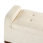 Bastian Upholstered Bench with Solid Wood Legs