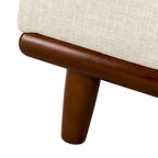 Bastian Upholstered Bench with Solid Wood Legs