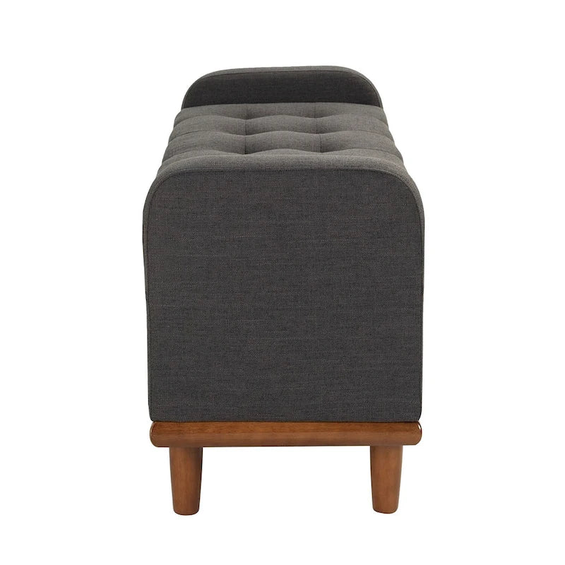 Bastian Upholstered Bench with Solid Wood Legs