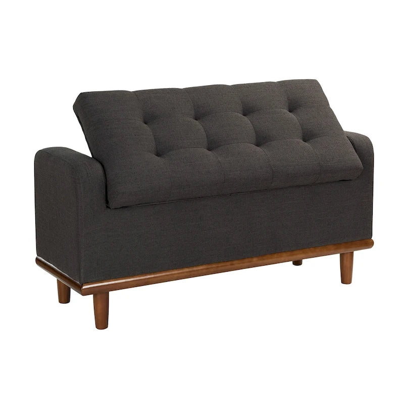 Bastian Upholstered Bench with Solid Wood Legs