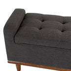 Bastian Upholstered Bench with Solid Wood Legs