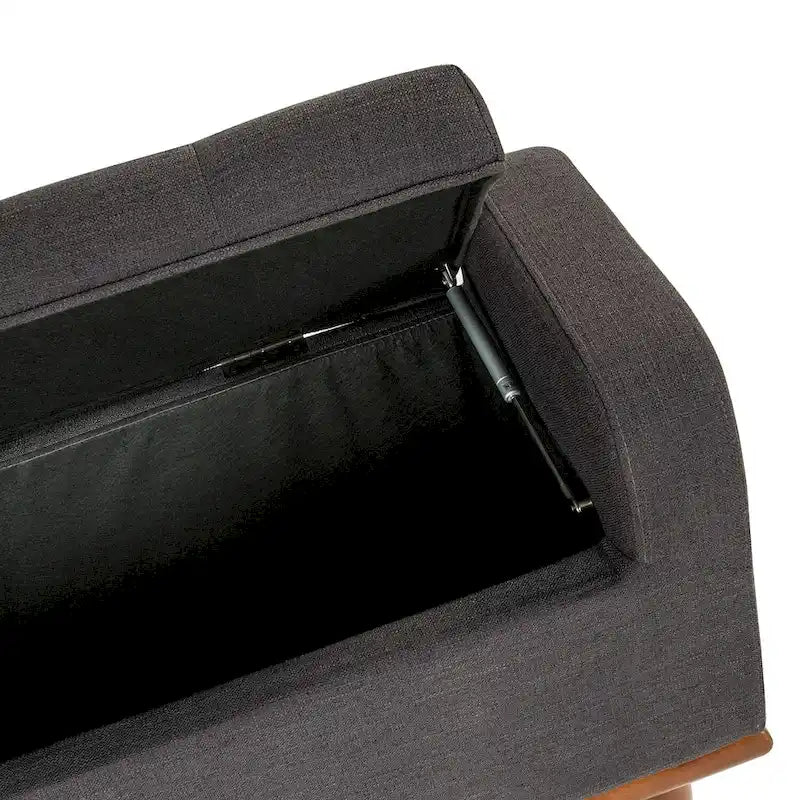 Bastian Upholstered Bench with Solid Wood Legs