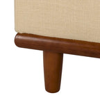 Bastian Upholstered Bench with Solid Wood Legs