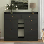 Merax Multifunctional 2-Tier Shoe Storage Organizer with Drawers