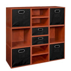 Noble Cherry Wood Connect Storage Bookshelf