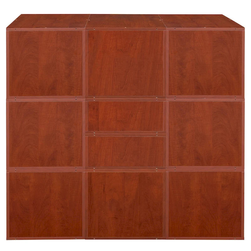 Noble Cherry Wood Connect Storage Bookshelf