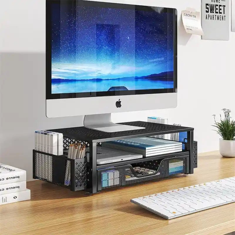 2 Tier Metal Monitor Stand