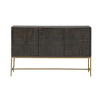 Elinmore Brown/Gold Accent Cabinet - 58W x 16D x 37H