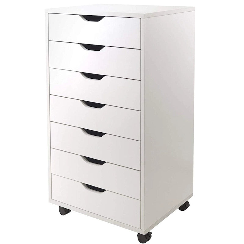 Wood Filing Cabinet Mobile Storage File Cabinet