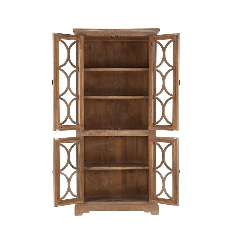 Pengrove 38-Inch Wide Mango Wood Cabinet
