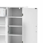 Elegant Minimalist Wooden Shoe Storage Cabinet