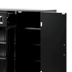 Elegant Minimalist Wooden Shoe Storage Cabinet